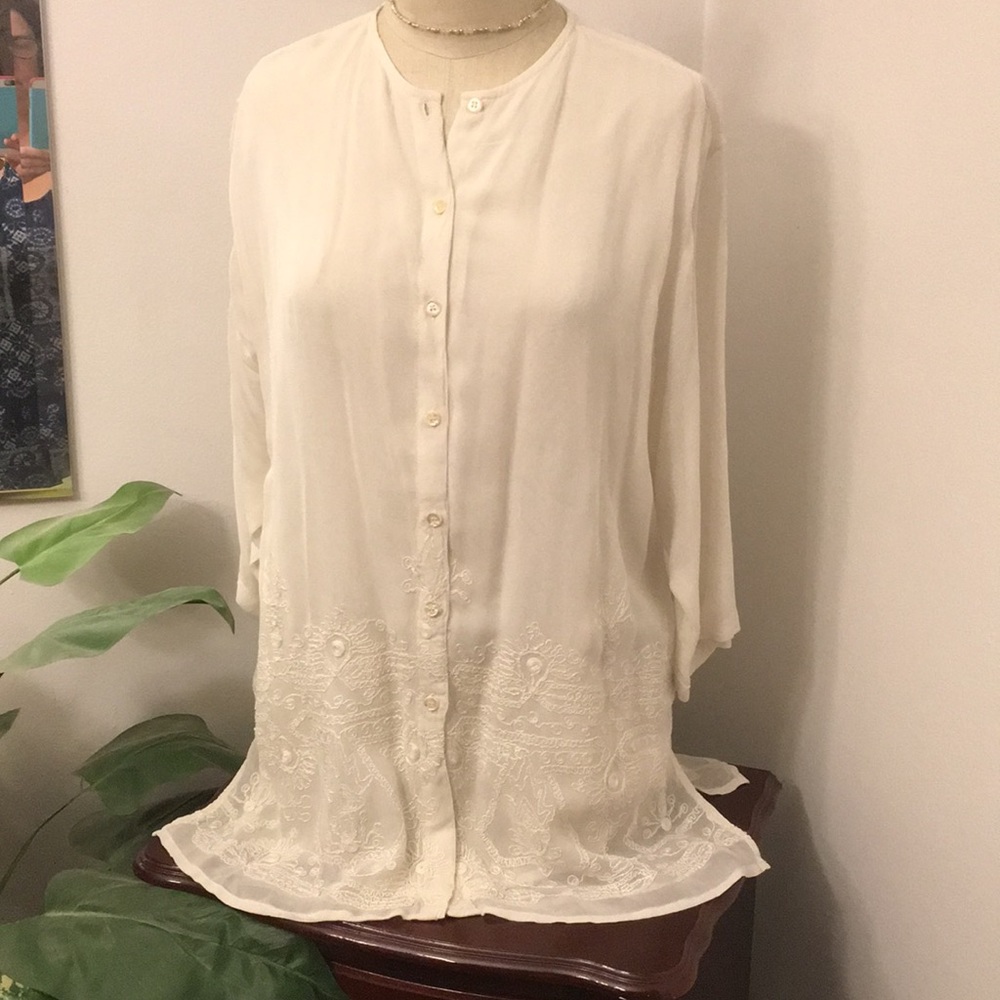 Vintage Amanda smith button down blouse